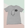 thumbnail image 3 of I Am Cool Doodle Owl T-Shirt Toddler -Image by Shutterstock,  5 Toddler, 3 of 4