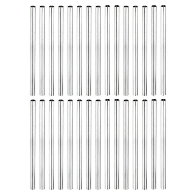 Unique Bargains Round Coupling Nut M4x0.7mm 85mm Threaded Sleeve Connector Rod Bar Stud Tube 30 Pack