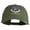 Olive, variant on Eleventh Air Force Veteran Embroidered Washed Solid Pigment Dyed Cotton Twill Brass Buckle Cap - Khaki OSFM