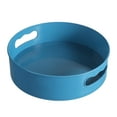 thumbnail image 2 of Oleegame 1PC Blue Juice Non Storage Turntable Lazy Turntable Plastic Rotating Rack 360 Spinning Tray Organizer For Kitchen/ Cabinet/ Countertop/Pantry, 2 of 5