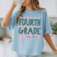 thumbnail image 3 of Custom Fourth Grade Teacher Comfort Colors Shirt, Personalized Mrs Teacher Tee, Back To School Gift For Elementary 4th Grade Teacher, 3 of 6