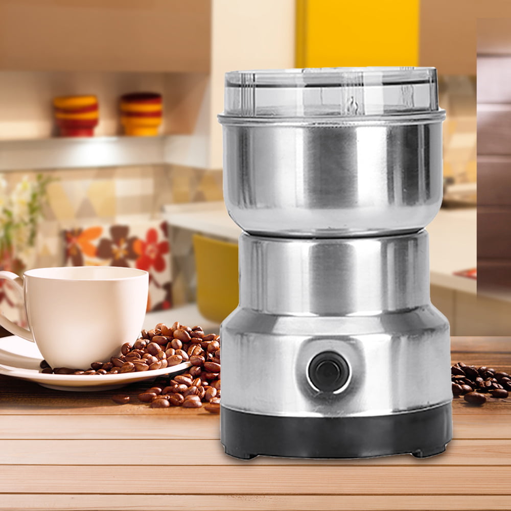 Suppemie 550W Electric Grain Cereal Machine Electric Coffee Grinder Multifunction Smash Machine Grain Mill Quickly Process Various Ingredients 
