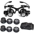 thumbnail image 1 of 10x 15x 20x 25x Magnifiable LED Loupe for Jewelers Watchmakers, magnifying glass., 1 of 5