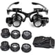 thumbnail image 1 of 10x 15x 20x 25x Magnification Adjustable LED Light Magnifier for Jewelers Watchmakers, 1 of 5