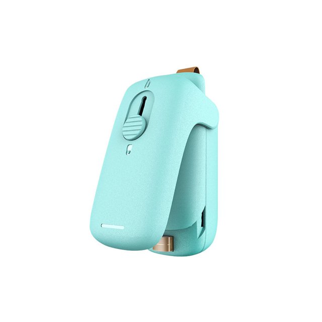 Scelleuse de Sacs de Sécurité Scelleuse de Poches Alimentaires Machine Portable de Réinitialisation de Sacs, Vert