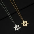 thumbnail image 4 of Star of David Necklace for Women Hexagram Pendant Necklace Amulet Symbo Jewish Israel Religious David Jewelry Gift Women, 4 of 12