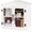 E, variant on Outdoor Library Outdoor Book Box Storage Wooden Cabinet Little Literature Box for Neighborhoods Community and Schools Sharing Books, Flyers, Newspapers, Food and Art