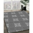 thumbnail image 2 of Ahgly Company Indoor Rectangle Patterned Gray Dolphin Gray Area Rugs, 4' x 6', 2 of 6