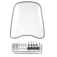 thumbnail image 1 of 2Mm Thick Universal Motorcycle Windshield Windscreen Clear Deflector Wind Shield Clear, 1 of 5