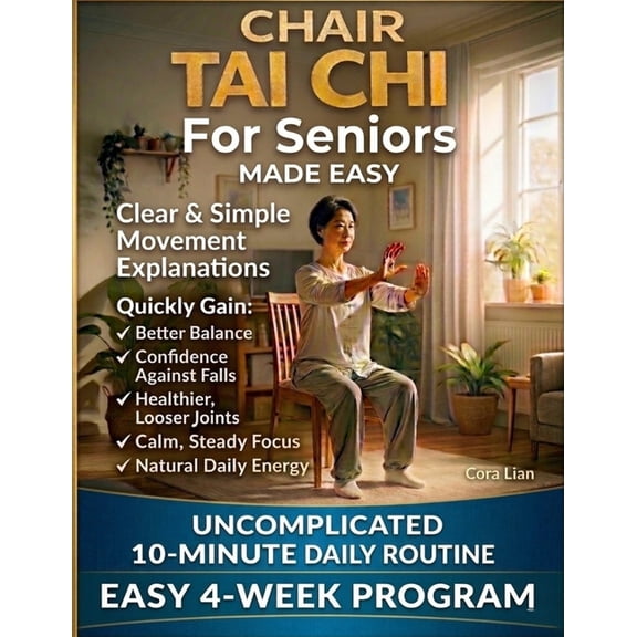 Chair Tai Chi For Seniors Made Easy: Safe, Gentle Movements to Improve Balance, Mobility, and Relaxation. No Floor Exerc, (Paperback)