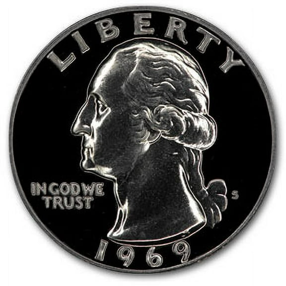 1969-S Washington Quarter Gem Proof