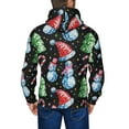 thumbnail image 5 of Zip Up Hoodies for Men - Disco Mirror Ball Snowman Long Sleeve Comfrt Men'S Fashion Hoodies & Sweatshirts, Jackets for Men Hoodies Pullover Clothing Clothes with Pouch, 5 of 5