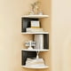 thumbnail image 1 of Fiudx Estante de Esquina, Elegante Organizador Multicompartimento, Gran Capacidad de Almacenamiento, Madera Resistente, Ideal para Dormitorio, Sala de Estar, Cocina y Decoración Moderna., 1 of 6
