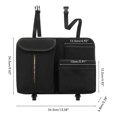thumbnail image 2 of Backseat Car Organizer Kick Mats Back Seat Protector Suede Car Back Seat Organizer Car Travel Accessories, 2 of 3