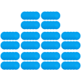 thumbnail image 1 of DQrwqpou Parches Adhesivos Con Sensores Impermeables para Escalada Al Aire Libre  10 Uds. (azul), 1 of 3