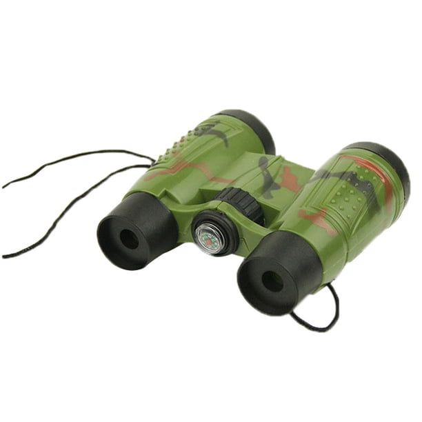 Juguetes educativos: telescopio infantil con correa y lentes de aumento, binoculares de cuello, juguete educativo