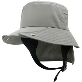 BRUSHED TWILL HUNTING FISHING HAT W/SIDE SNAPS, Khaki Small