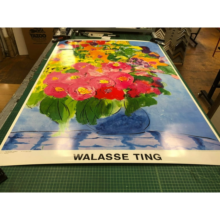 Walasse Ting 『le voleur de fleurs』 Walasse Ting, Le voleur