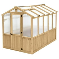 Yardistry YM11950COM Yardistry 6.7' x 9.7' Meridian Greenhouse