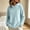 Light Blue#04, variant on Fleece Hoodies for Women Long Sleeve Fuzzy Fluffy Plush Hoodie Women's Fall Winter Solid Loose Cozy Thick Thermal Pullover Top