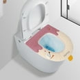 thumbnail image 6 of YgkuHd Toilet Seat Cushion, Fall And Winter Toilet Seat Thickened Household Warm Sitting Toilet Cover Furry Toilet Seat Cushion Washable D Shapetoilet Seat Cushion (Pink), 6 of 6