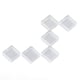 thumbnail image 2 of TICFOX 200 Uds. Tapas De Llave De Interruptor Táctil Tapas De Botón De Interruptor Táctil Cubiertas De Interruptor De Llave Cuadrada De Plástico ABS Color Transparente, 2 of 8