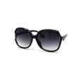 thumbnail image 2 of Womens Oversize Thick Plastic Butterfly Diva Sunglasses Black Smoke, 2 of 4