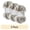 Husky, variant on Faux Fur Yarn by Loops & Threads - Yarn for Knitting - Crochet - Weaving - and Arts & Crafts - White - Polyester - 10.5 oz