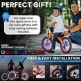 thumbnail image 6 of Activ Life LED Bike Wheel Lights Bicycle Spoke Light for Night Riding Patriotic 2-Pack, 6 of 8