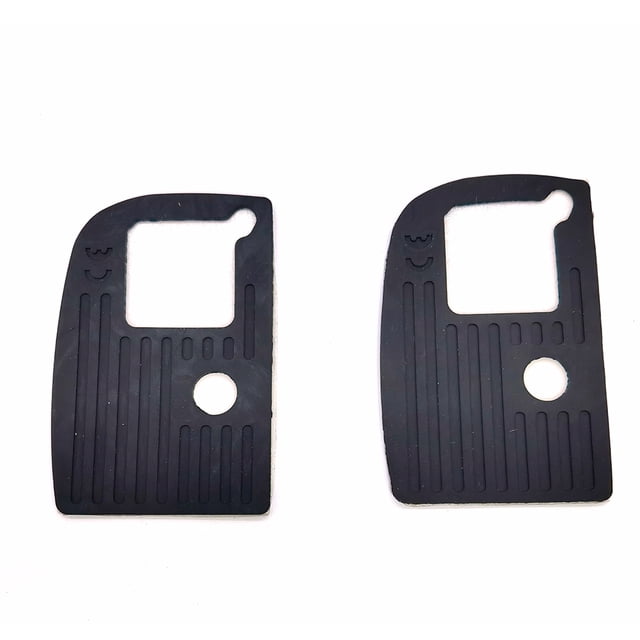 Cateissary Goma para cámara de alta resistente al desgaste fácil instalación carcasa de goma duradera negra reemplazo de apariencia exquisita Accesorios de cámara y óptica 2 piezas