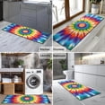 thumbnail image 2 of Colorful Rainbow Tie Dye Spiral Pattern Kitchen Rug Mat,Kitchen Runner Rugs Non Skid Washable,Decorative Kitchen Floor Mats for Kitchen,Sink,Laundry,17"X47", 2 of 5
