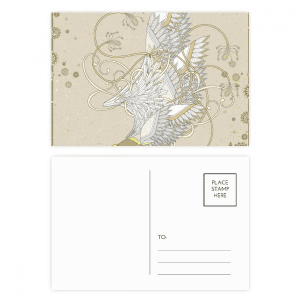 flower wing japan ukiyo-e postcard set birthday mailing thanks greeting card