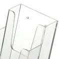 thumbnail image 4 of M&T Displays 3-Tier 4x6 Clear Acrylic Brochure Holder, Desktop Pamphlet & Flyer Display Organizer, 4 of 6
