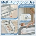 thumbnail image 7 of VIKUA Baby Bassinet,Height Adjustable,Baby Bedside Sleeper Easy Folding for 0-6 Months,Gray, 7 of 7