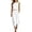 White Dress, variant on Women's Casual 2 Piece Outfits Sleeveless Crewneck Crop Tank Top and Long Skirt Sets with Pockets Summer Beach Vacation Outfits White