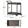 thumbnail image 5 of Miekor Furniture SAVONA BAR CART 74216, 5 of 12
