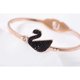 thumbnail image 1 of Joyería de titanio chapado en oro de 18 quilates Premium modelo Blackswan - 010,028,005, 1 of 4