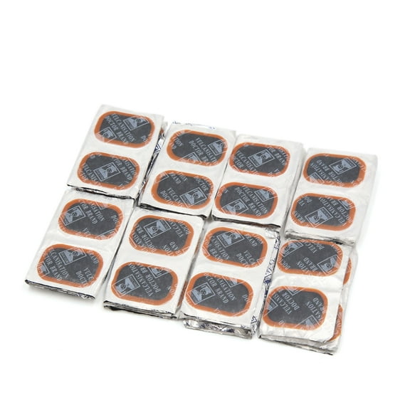 Unique Bargains 94pcs Tyre Puncture Patches Patch Tire Repair Tool 24 x 35mm for Car Motorcycle
