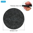 thumbnail image 2 of Uxcell 5.5" Diameter Felt Furniture Pads, 8 Pcs 1/2" Thick Lamp Base Felt, Dark Grey, 2 of 8