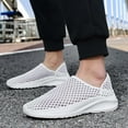 thumbnail image 6 of Men's Breathable Knit Sneakers Comfortable On Casual Shoes For Walking Running Yoga Gym Beach Summer Spring, 6 of 8