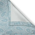 thumbnail image 6 of Ambesonne Orient Grommet Curtain, Art Style with Swirls, 50" x 54", Pale Blue and Coconut, 6 of 6