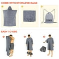 thumbnail image 5 of Solaris Surf Poncho Changing Towel Robe for Women Men, Lightweight Changing Robe with Packable Bags, 5 of 7