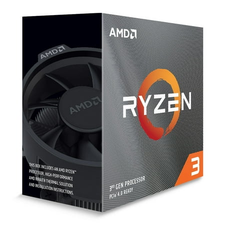 AMD Ryzen 3 3300X Processor W/Wraith Stealth Cooler - 100-100000159BOX