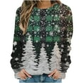 thumbnail image 6 of LSLJS Christmas Sweatshirts for Women Crewneck Long Sleeve Shirts Funny Trendy Christmas Print Graphic Fall Tops, Gifts for Women, S-2XL, 6 of 6