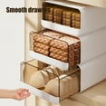 thumbnail image 4 of Vacemry Under $5 Stackable Plastic Storage Bins, Foldable Closet Organizers with Pull Out Drawer, Multifunctional Storage Containers with Magnetic Door, Home Organization Bins for Shelves, 4 of 6