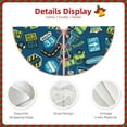 thumbnail image 5 of Kll Cartoon Heavy Equipment Christmas Tree Skirt 36",Party Decorations Farmhouse For Christmas Decorations Holiday Party, 5 of 8