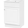 thumbnail image 3 of 20-inch bathroom vanity with sink adjustable shelf and door organizer for efficient storage, 3 of 7