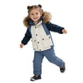 thumbnail image 2 of Girls Insulated Winter Snowsuit Ski Bibs With Jacket Cold Weather Clothes, 2 of 6