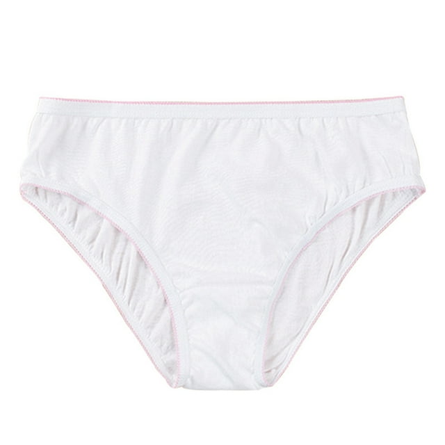 2 calzoncillos desechables de algodón transpirables para mujer, de un solo uso, para viajes, uso diario (talla XL)