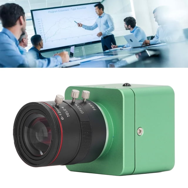 Cámara Industrial 4K 30fps HD, Sensor De 41MP, Resolución Conmutable, Doble Orificio Roscado De 1/4'', Lente Manual De 6-12 Mm, Función De Reproducción Con Impresora 3D,